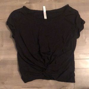 Crop Black Shirt